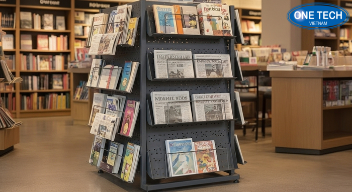 Bảng báo giá mẫu kệ trưng bày sách báo tham khảo