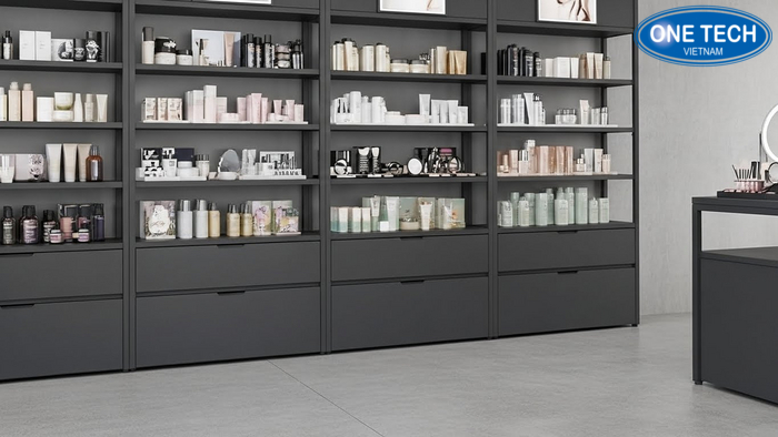 Bảng giá tham khảo các loại kệ trưng bày mỹ phẩm mới nhất 2026