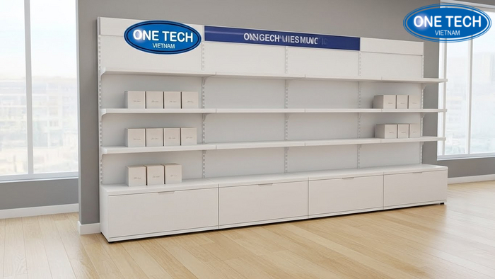 Biểu đồ so sánh các tiêu chí quan trọng khi chọn kệ mỹ phẩm