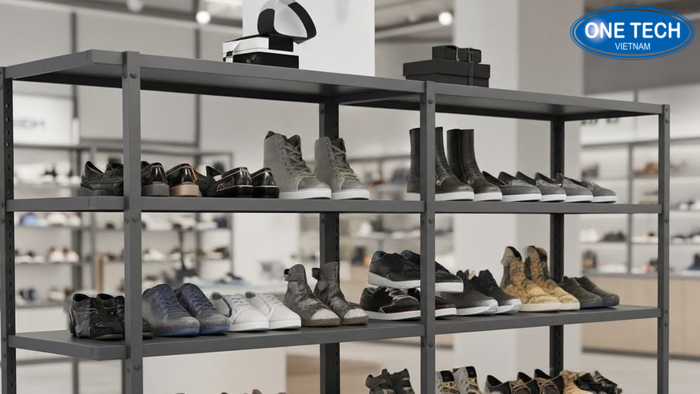 So sánh các chất liệu làm kệ giày dép phổ biến: gỗ, sắt sơn tĩnh điện và kính