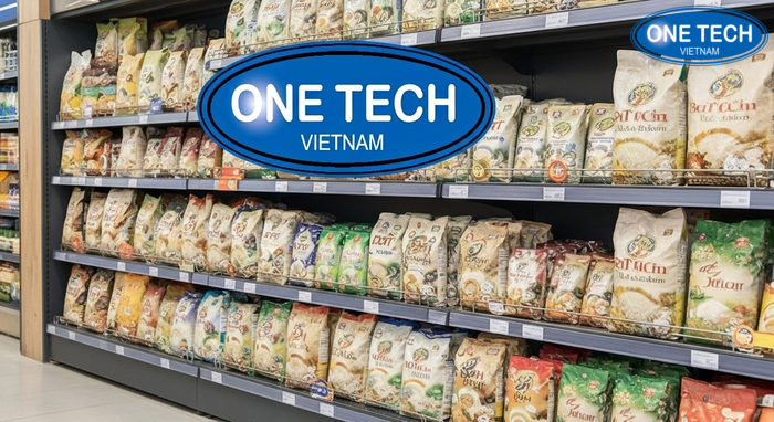 Checklist chọn kệ trưng bày gạo gồm tải trọng kích thước chất liệu và phụ kiện