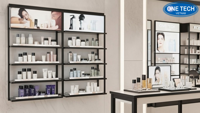 Các mẫu kệ mỹ phẩm nhỏ gọn treo tường và để bàn