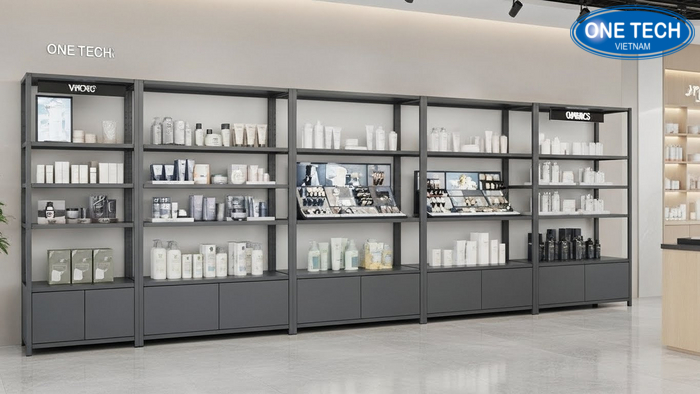 Hệ thống kệ lắp ghép modular linh hoạt thay đổi kích thước