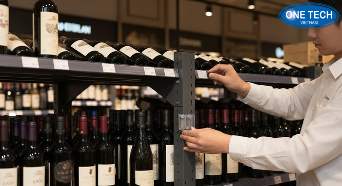 Kiểm tra định kỳ ốc vít và kết cấu kệ rượu để đảm bảo an toàn