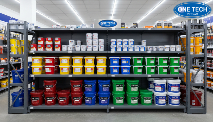 Bộ sưu tập các mẫu kệ trưng bày sơn nước tải trọng cao