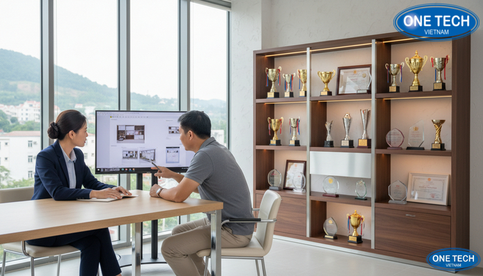 Tư vấn thiết kế kệ trưng bày bằng khen Quy trình tư vấn thiết kế kệ trưng bày bằng khen theo nhu cầu