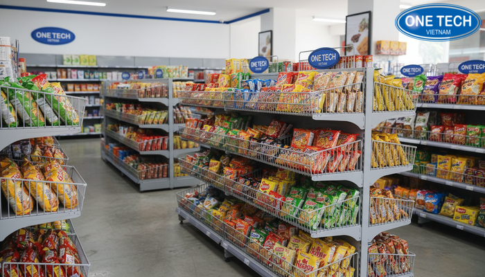 Bộ sưu tập kệ rổ mì OneTech với nhiều mẫu mã kích thước