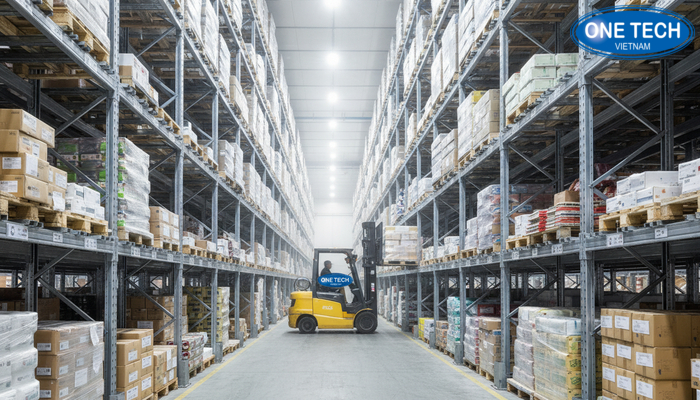 Kệ drive in ứng dụng trong kho lạnh tăng mật độ pallet