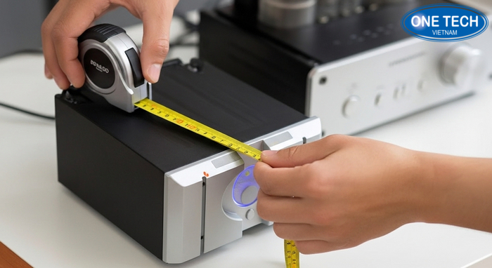 Hướng dẫn đo kích thước loa và amply trước khi chọn kệ trưng bày loa